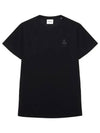 Aby Logo Short Sleeve T-Shirt Black - ISABEL MARANT - BALAAN 1