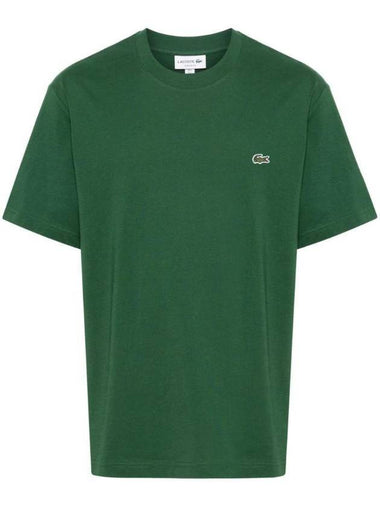 Classic Fit Cotton Jersey Short Sleeve T Shirt Green - LACOSTE - BALAAN 1