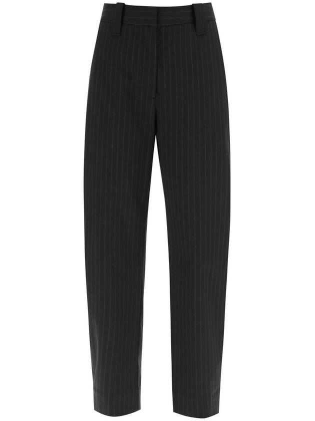 23 ss pinstripe carrot pants F7542 099 B0230277059 - GANNI - BALAAN 1