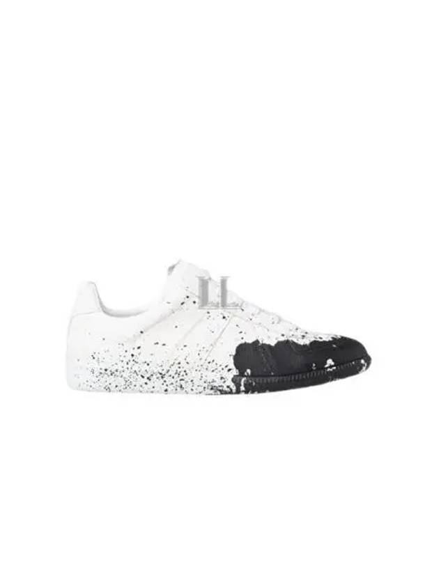 Replica Painting Low Top Sneakers White Black - MAISON MARGIELA - BALAAN 2