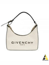 Moon Cut-out Chain Canvas Small Shoulder Bag Beige Black - GIVENCHY - BALAAN 2