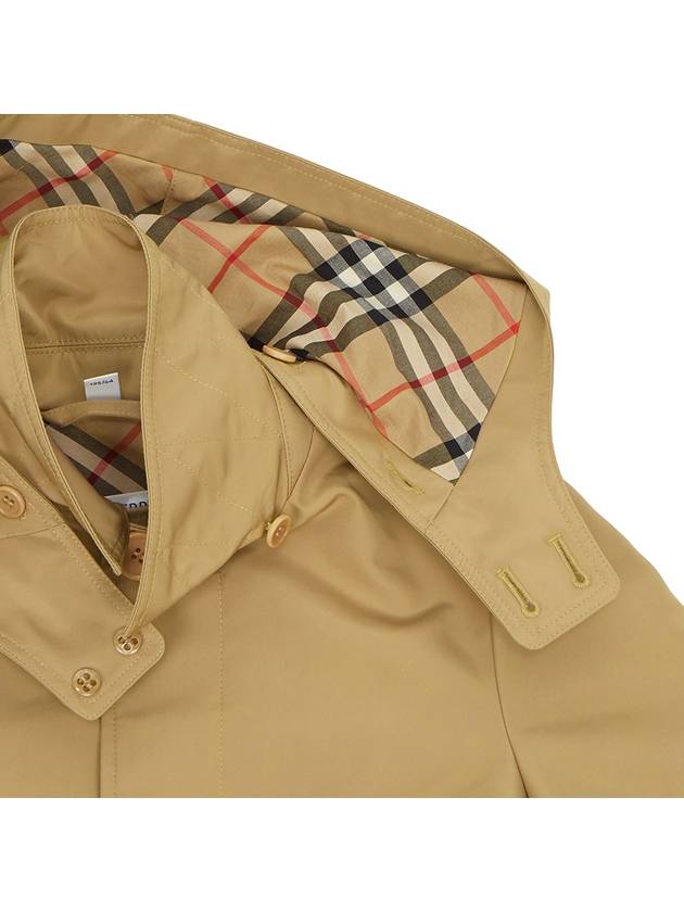 Kids Hooded Trench Coat Beige - BURBERRY - BALAAN 7