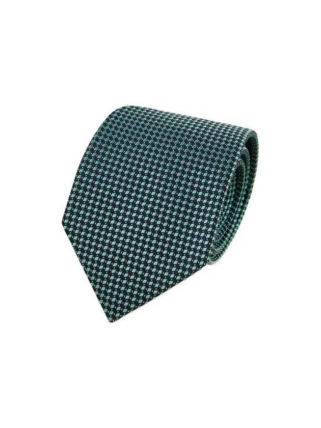 Men s Dot Pattern Silk Tie Green - EMPORIO ARMANI - BALAAN 1