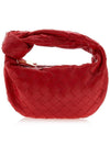 Jodie Intrecciato Small Tote Bag Light Red - BOTTEGA VENETA - BALAAN 2