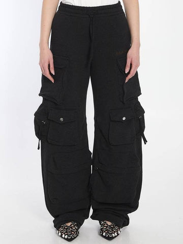 Black Fade Fern Trousers - THE ATTICO - BALAAN 1