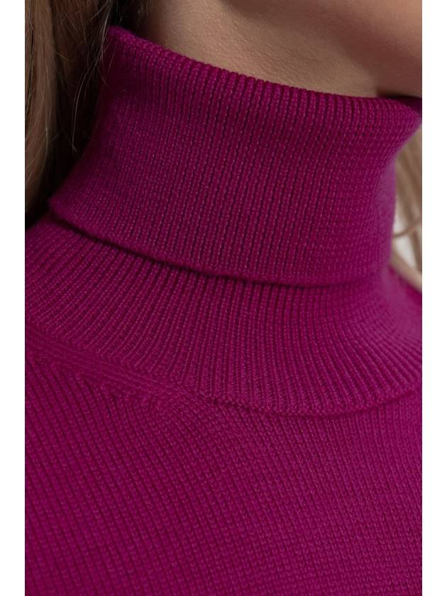 Dolce & Gabbana Wool Turtleneck, Women's, Purple - DOLCE&GABBANA - BALAAN 5