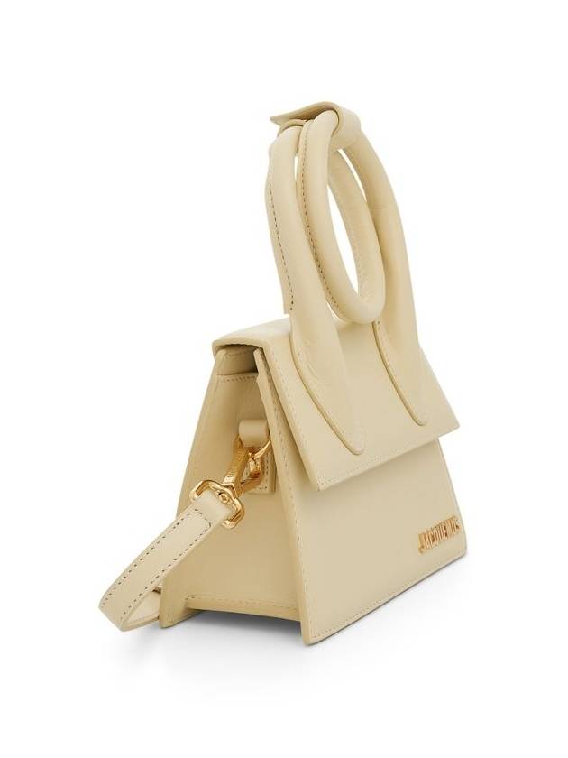 Le Chiquito Noeud Coiled Tote Bag Ivory - JACQUEMUS - BALAAN 3