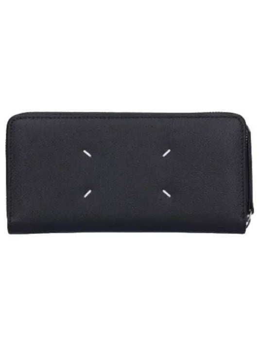 Stitch zip around long wallet black - MAISON MARGIELA - BALAAN 1