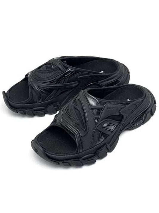 Track Slide Sandals Black - BALENCIAGA - BALAAN 2