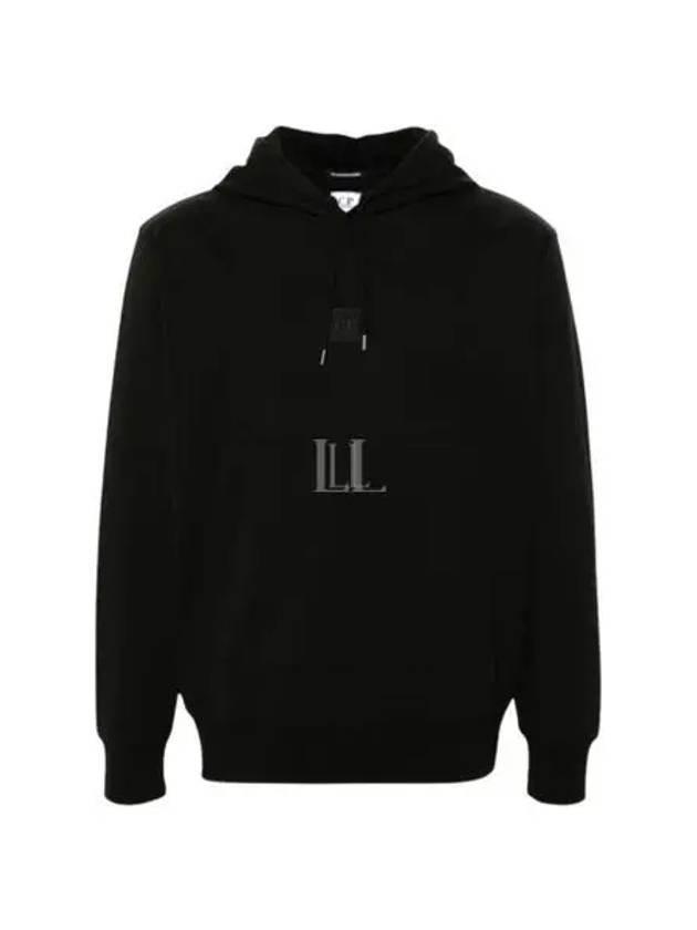 The Metropolis Series Stretch Fleece Hoodie Black - CP COMPANY - BALAAN 2