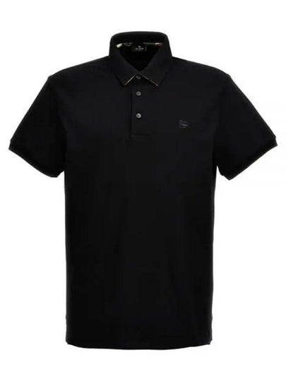 Pegaso Paisley Polo Shirt Black - ETRO - BALAAN 2