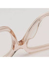 Glasses frame CL50094I 072 transparent beige square horn - CELINE - BALAAN 6