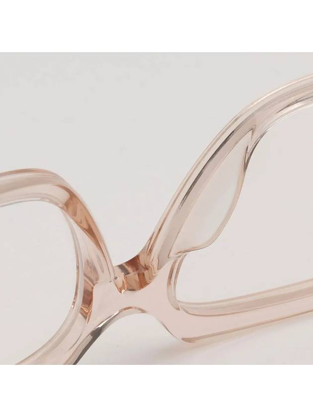 Eyewear Square Glasses Clear Beige - CELINE - BALAAN 7