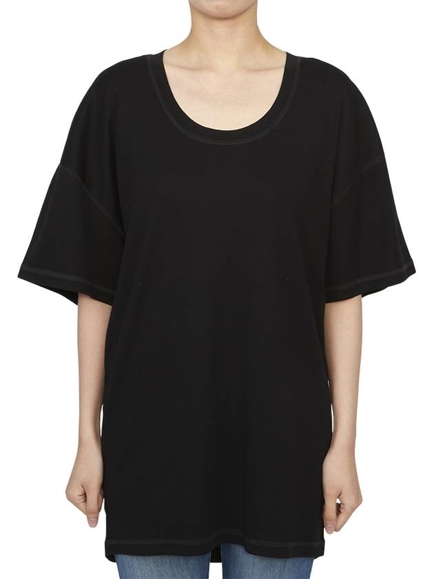 Black Lip Classic Tee TO1146 LJ1016 BK999 - LEMAIRE - BALAAN 2