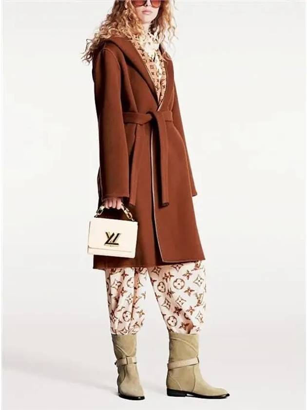 Signature hooded wrap coat 1AFCOV - LOUIS VUITTON - BALAAN 4