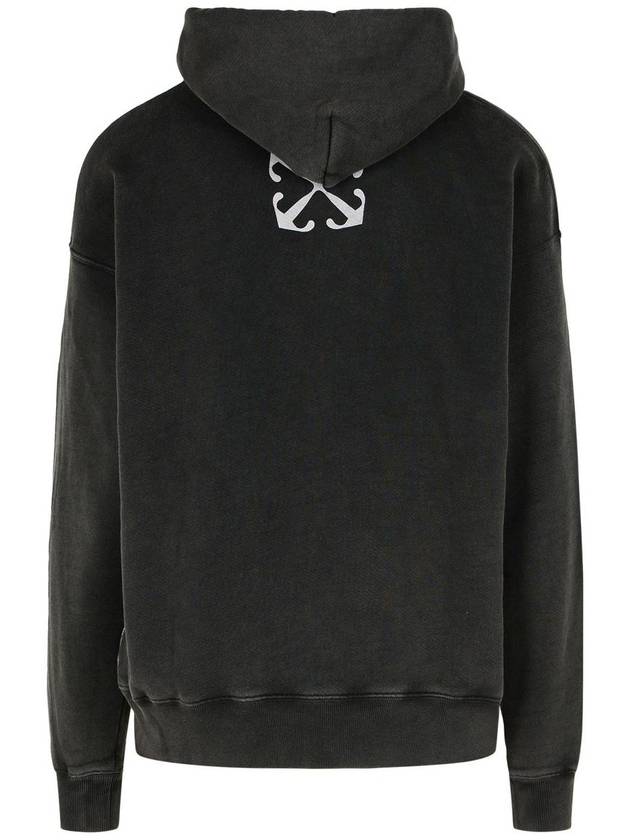 Off-White Black Cotton Sweatshirt - OFF WHITE - BALAAN 3