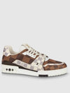 LV Trainer Low Top Sneakers Brown - LOUIS VUITTON - BALAAN.