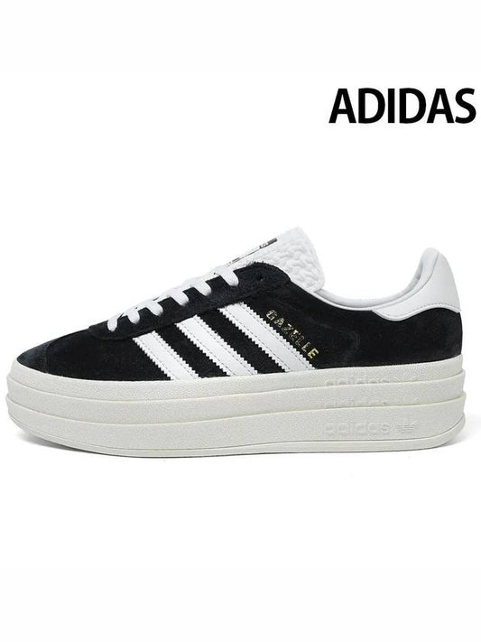 Women's Gazelle Bold Low Top Sneakers Black - ADIDAS - BALAAN 2