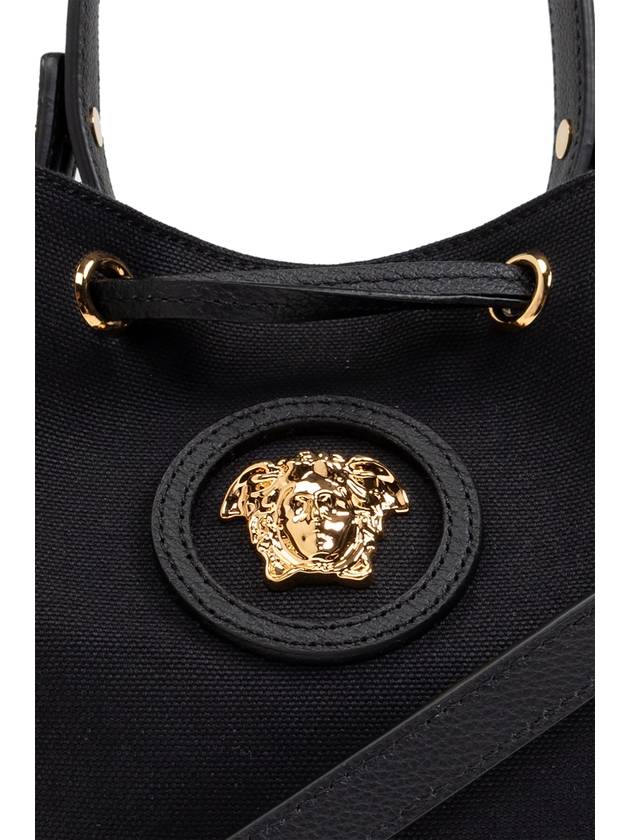 Medusa Bucket Bag Black - VERSACE - BALAAN 7