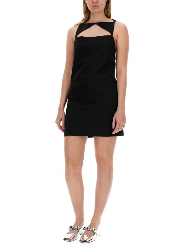 cut-out sleeveless mini dress 10150171A10309 - VERSACE - BALAAN 3