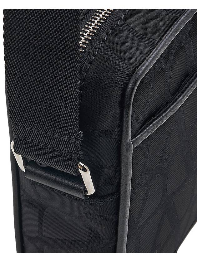 Iconograph Small Nylon Shoulder Bag Black - VALENTINO - BALAAN 8