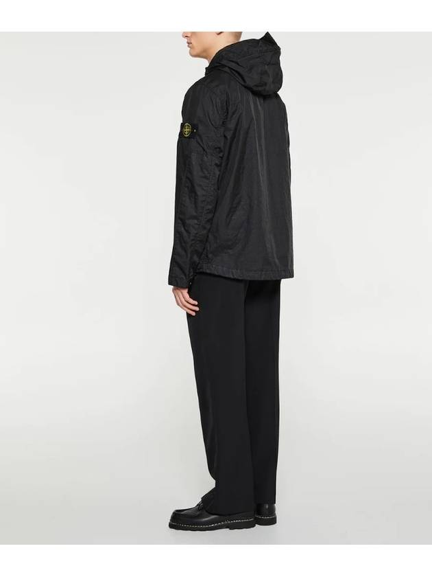 Membrana 3L TC Hooded Jacket Black - STONE ISLAND - BALAAN 9