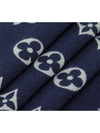 All About Monogram Wool Scarf Navy - LOUIS VUITTON - BALAAN 6