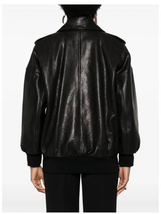 NB26 Women's Leather Jacket - ALEXANDER MCQUEEN - BALAAN 4