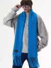 Wool Boucle Muffler Blue - MSKN2ND - BALAAN 5