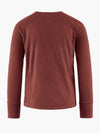 Men's Huge Crew Neck Long Sleeve T-Shirt Madder Red - KLATTERMUSEN - BALAAN 3