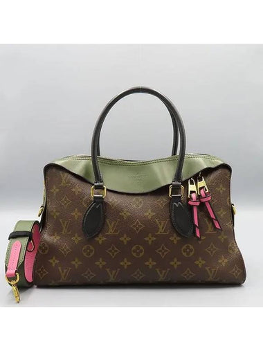 M41455 Khaki Monogram Canvas Tuileries Tote Bag Shoulder Strap 2WAY - LOUIS VUITTON - BALAAN 1