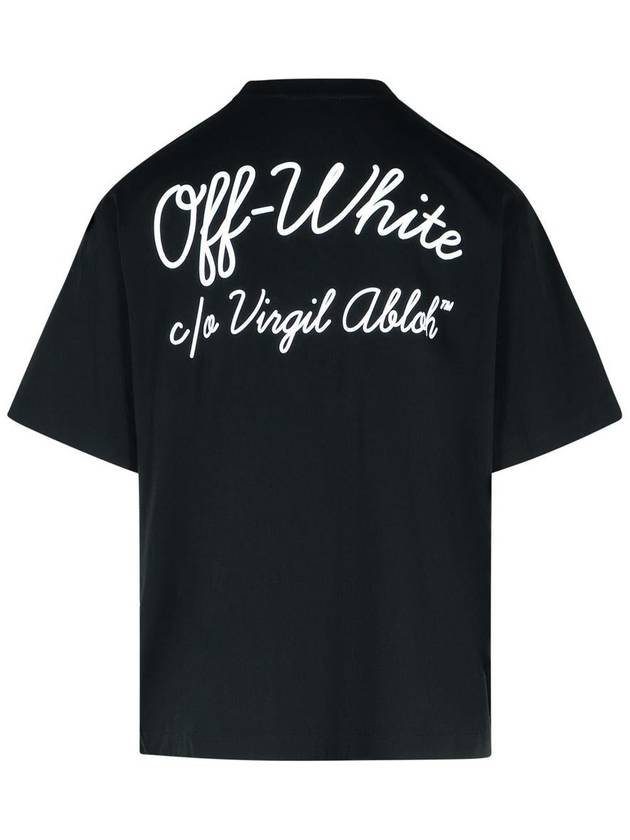 Off-White 'Script Skate' Black Cotton T-Shirt - OFF WHITE - BALAAN 3