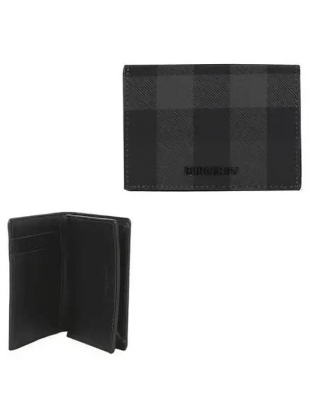 All over check bi fold half wallet 270131 - BURBERRY - BALAAN 1