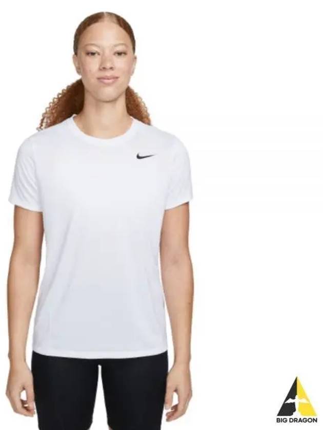 Women's Dri Fit Short Sleeve T-Shirt White - NIKE - BALAAN 2