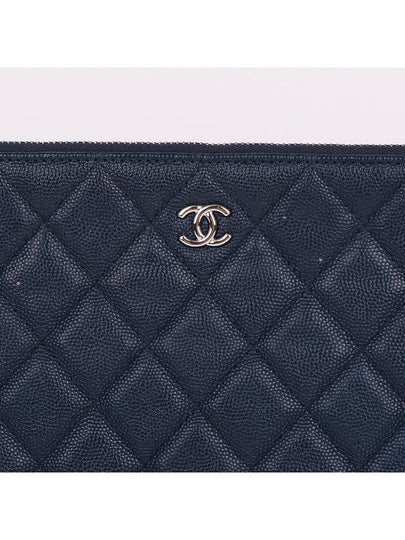 CC silver caviar classic large clutch bag - CHANEL - BALAAN 2