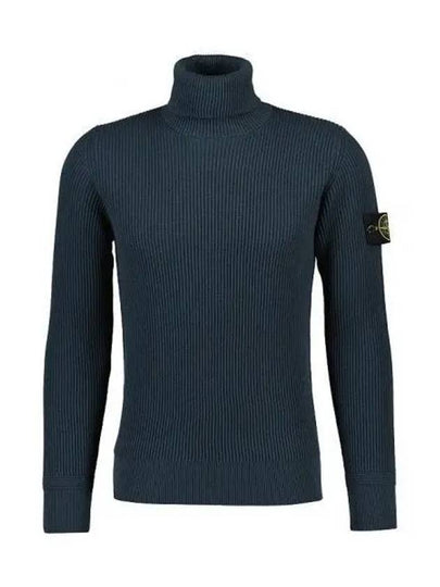 Wappen Patch Wool Turtleneck Green - STONE ISLAND - BALAAN 2