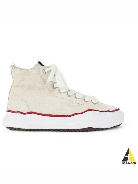 Peterson OG Sole Canvas High Top Sneakers Ivory - MIHARA YASUHIRO - BALAAN 2