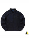 Embroidered Pony Logo Zip-Up Jacket Fade Black - POLO RALPH LAUREN - BALAAN 2