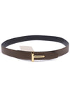 Men's T Logo Doublesided Belt - TOM FORD - BALAAN 4