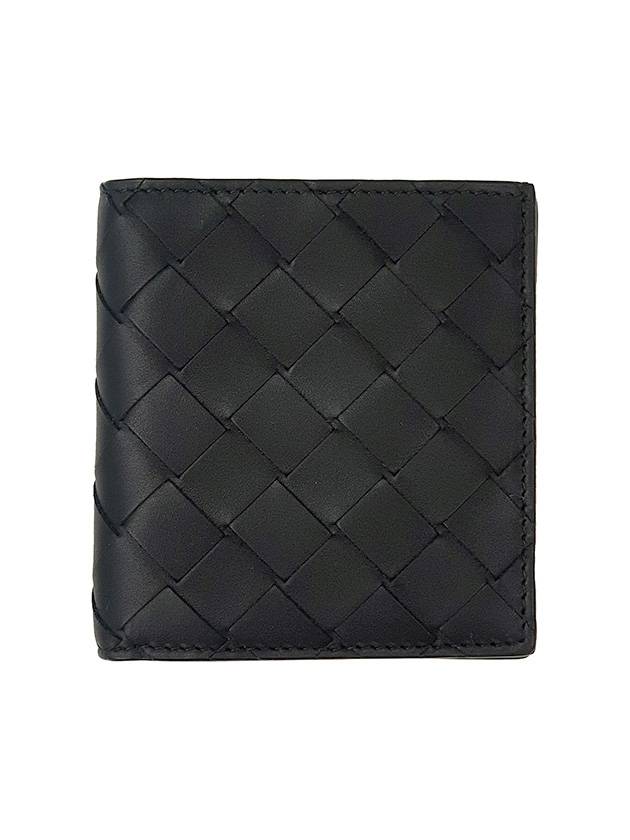 Intrecciato Slim Half Wallet Black - BOTTEGA VENETA - BALAAN 2