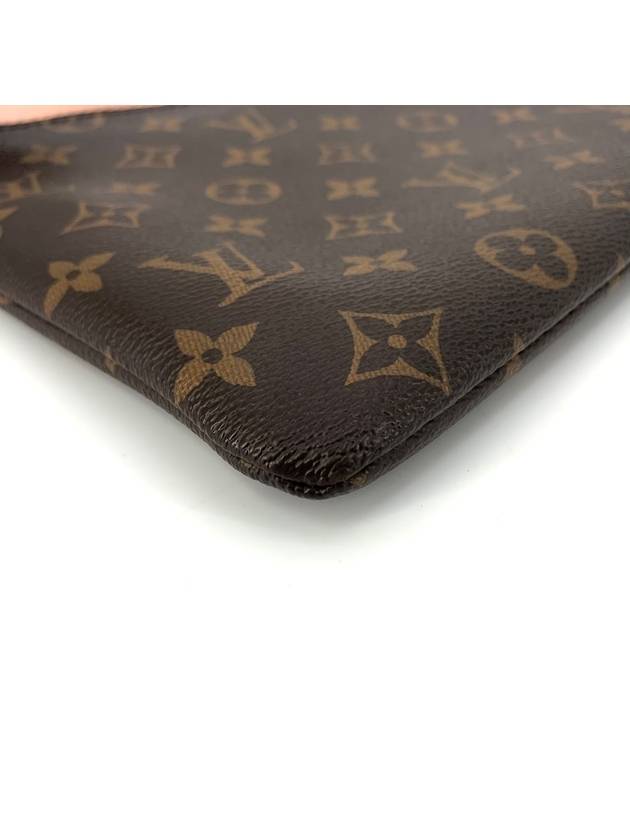 Monogram Rose Daily Pouch Clutch Bag - LOUIS VUITTON - BALAAN 5