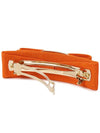 Vara Bow Hair Clip Orange - SALVATORE FERRAGAMO - BALAAN 4