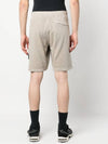 Men's OLD Treatment Logo Patch Cargo Bermuda Shorts Beige - STONE ISLAND - BALAAN 5