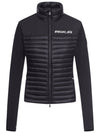 Women's Padded Zip-Up Cardigan Black - MONCLER - BALAAN 1