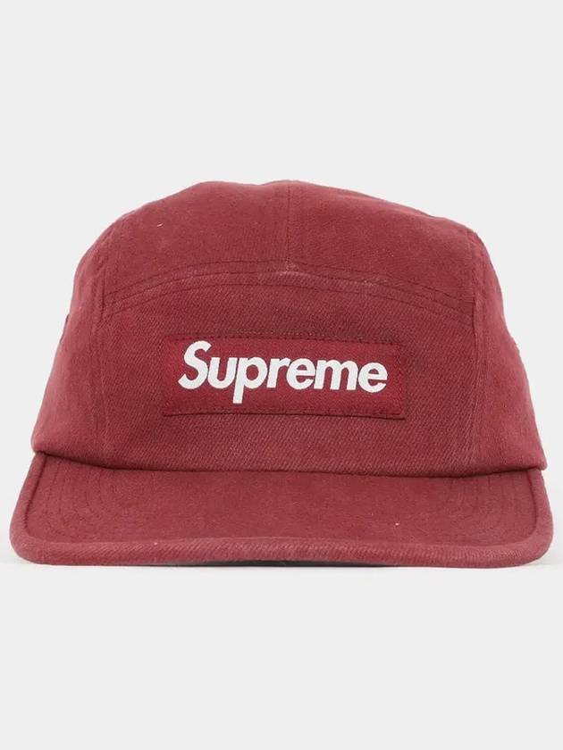 patch logo denim men s camp cap FW24H37 RED - SUPREME - BALAAN 3