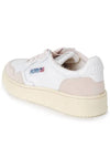 Medalist Goatskin Low Top Sneakers White - AUTRY - BALAAN 3