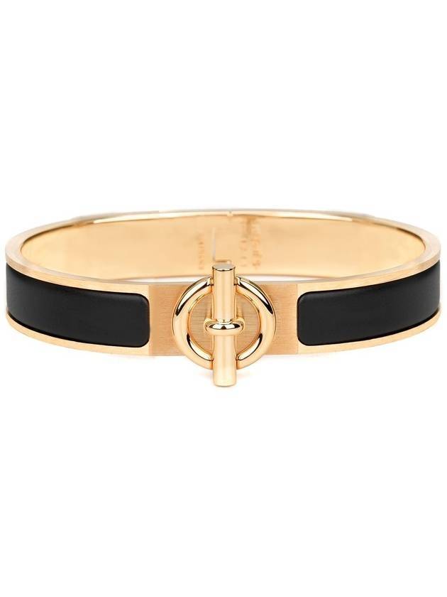 Clic Glennan Bracelet Black Gold - HERMES - BALAAN 1