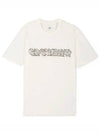 Graphic Logo Print Cotton Jersey Short Sleeve T-Shirt White - CP COMPANY - BALAAN 2