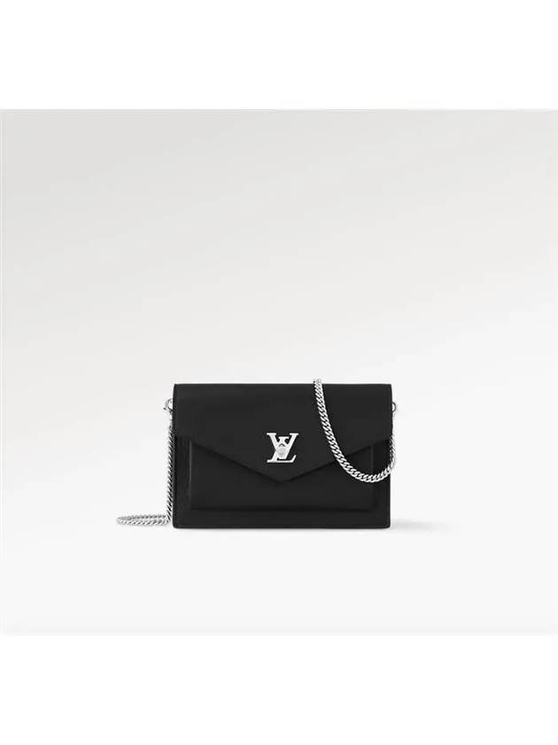 Mylockme Chain Shoulder Bag Black - LOUIS VUITTON - BALAAN 2