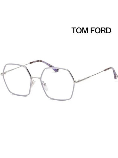 Eyewear Blue Light Blocking Polygon Eyeglasses Purple - TOM FORD - BALAAN 2